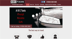 Desktop Screenshot of abctaxismedway.co.uk